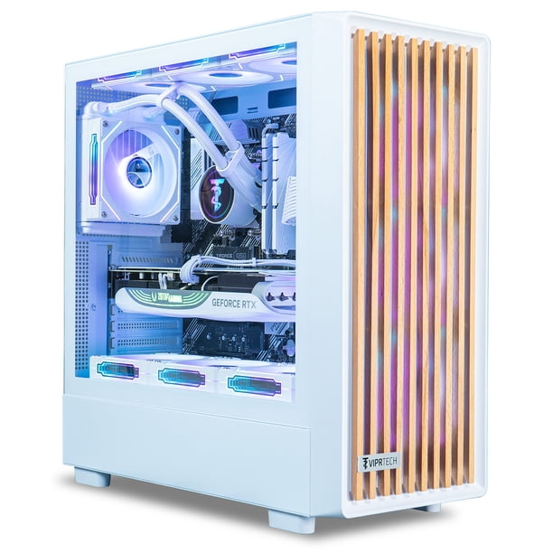 ViprTech Overlord Wood Gaming PC - AMD Ryzen 7 (4.4Ghz), RTX 5050