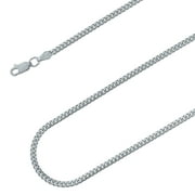 925 Sterling Silver 3mm Miami Cuban Rhodium Chain