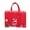 Red, variant on Hot Pink Christmas Gift Bag Portable Gift Bag Christmas Non Woven Bag Shopping Bag For Holiday Gifts Hot Pink Color