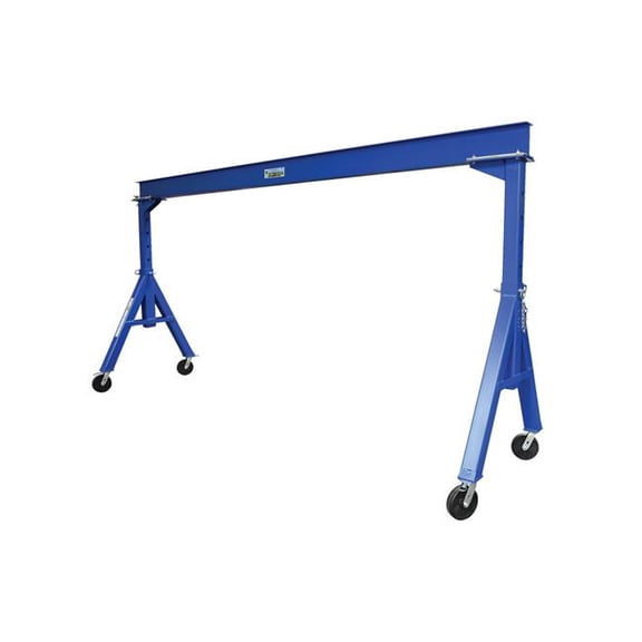 15 x 9 in. Adjustable Height Steel Gantry Crane, 2000 lbs