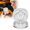 White*7.2x6.5cm, variant on Deluxe Bluetooth Headset | with Battery Powered Wireless Clear | featuring semi ear | Great for Beginners and Pros Purple Worth Having Must Have