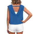 thumbnail image 7 of QSAWXQZ Women's Yoga Tank Top Crew Neck Sleeveless Cut Slim Muscle Shirt with Open Back for Gym Wear 3XL, 7 of 7