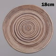 thumbnail image 3 of CAROOTU Tapis de Table à Manger Rond en Coton Résistant à la Chaleur pour la Maison Protège la Table des Brûlures, 3 of 7
