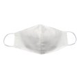 thumbnail image 6 of Reusable Muslin White Tones Cotton Fabric Washable Fashion Face Masks Set of 3, 6 of 8