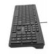 thumbnail image 3 of Teclado Slim GETTTECH GGK-ESMWR-01 alambrico cable 1.5m Hub 2 USB-A Teclado color negro idioma español latinoamerica, 3 of 11
