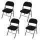 thumbnail image 1 of 4 Pcs Folding Chair Split Seat Cover For Party Wedding Home 26-27s, 1 of 5