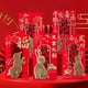 thumbnail image 4 of Farfi, 6 uds., paquete rojo, diseño de estilo de Año nuevo, palabras de bendición espesantes, suministros para Festival del Año del conejo chino 2023, 4 of 5
