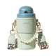 thumbnail image 1 of Billuyoard Reemplazo de cadena de perlas portátil al vacío para mujer, elegante Color sólido, 580ml, botella de agua para chicas y señoras Teteras Verde Billuyoard HA080495-02, 1 of 6
