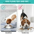 thumbnail image 4 of Boho Retro Floral Pet Feeding Mat-Absorbent Pet Placemat for Food and Water Bowl, with Waterproof Rubber Backing, Quick Dry Water Dispenser Mat for Dog and Cat (16"x24"), 4 of 7