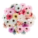 thumbnail image 1 of FELTECHELECTR 50 piezas de flores artificiales de margaritas, cabezas de flores coloridas, decoración para bodas, 1 of 6