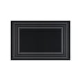 thumbnail image 4 of Beverly Rug Indoor Bordered Area Rugs, Non Slip Rubber Backing Modern Living Room Area Rug, Black, 2x3, 4 of 11