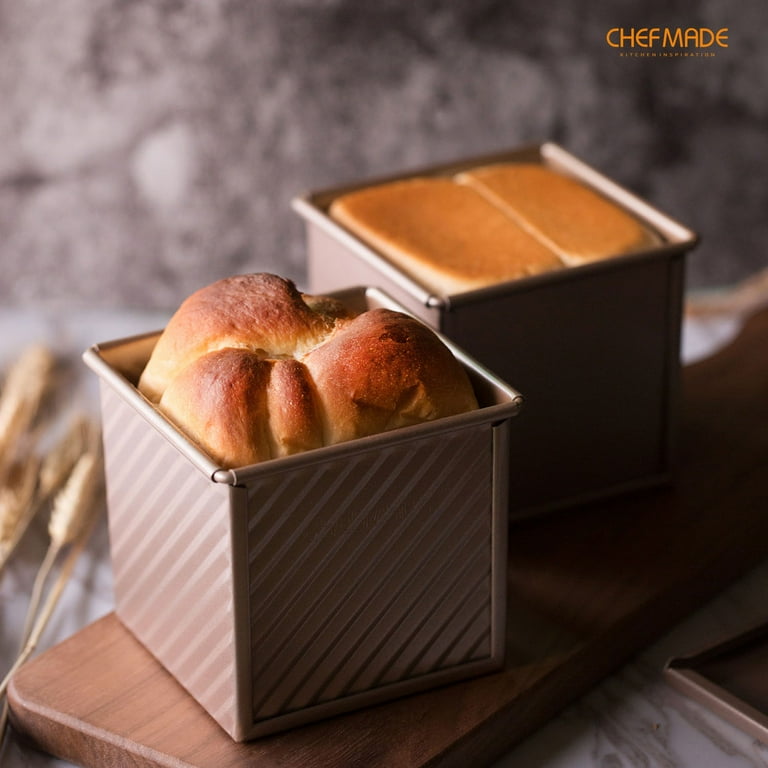 CHEFMADE 5.5 Inch Mini Loaf Pan Set 4Pcs & Reviews