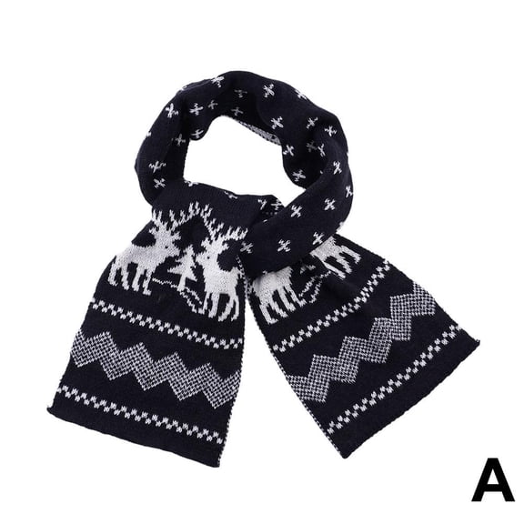2025 Santa Claus Knitted Red Scarf Womens Autumn And Winter Warm Korean Version Gift Year New Student Versatile Scarf Couple elegant Sweater scarves Alloy button,scarf men,dicky wear poppy wo