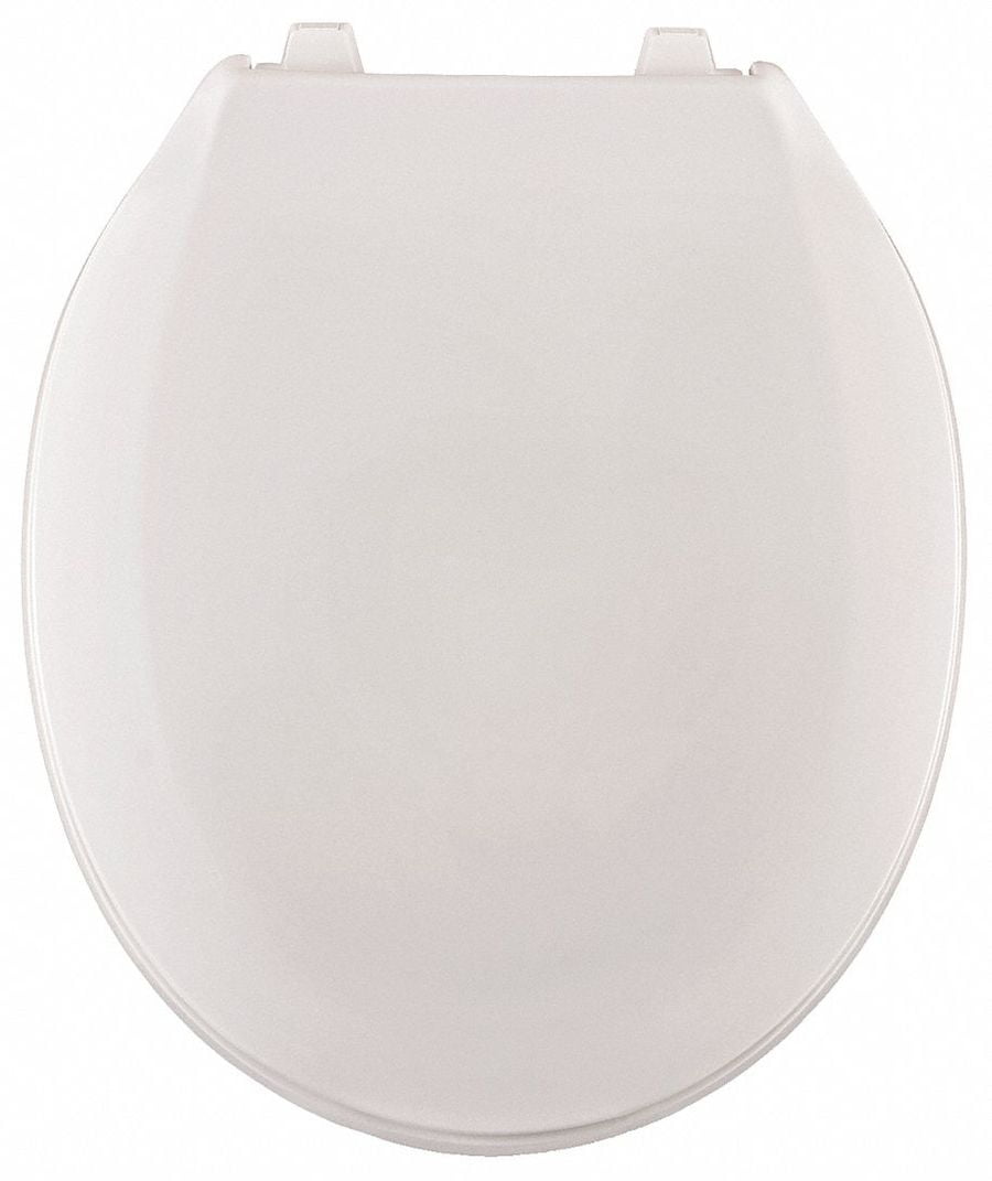 With Cover White Elongated Plastic CENTOCO GR820STS-001 Toilet Seat 