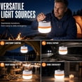 thumbnail image 5 of Solar Powered Telescopic Camping Light with Magnetic Base, USB Rechargeable LED Lantern for Outdoor Emergency, Hiking, Tent, Power Outage, 5 of 5