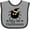 Heather and Black, variant on Inktastic My 1st Halloween Witch Spider Boys or Girls Baby Bib