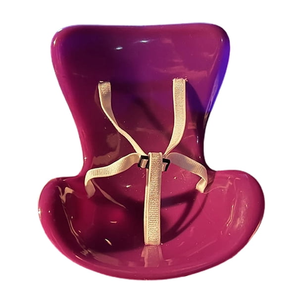 Accesorio para asiento de muñeca, figurita para decoración de coche, juego de simulación DIY, adorno Interior de automóvil, decoración para salida de Púrpura