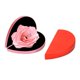 thumbnail image 3 of Caja de anillo giratorio rosa en forma de corazón Caja de anillo propuesta de levantamiento de flores creativas, 3 of 11