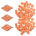 thumbnail image 1 of 50 piezas de arcilla para decoración de jardín, casa en miniatura, maceta, ladrillos, tejas, pequeñas, 1 of 6