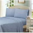 thumbnail image 5 of Mainstays Ultra Soft High Quality Microfiber Adult/Teen Pillowcase Set, Blue Stria, King, 5 of 7