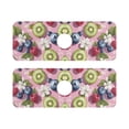 thumbnail image 7 of Yayeee Faucet Mat for Kitchen Sink 14.7" Diatomite Long Splash Guard Pad, Pink Blueberries, 2 Pack, 7 of 7