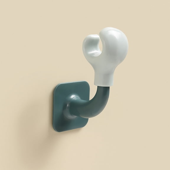 Nkmbld Adhesive Towel Hooks for Bathrooms, Cute Small Hand Removable Adhesive Wall Hooks for Keys, Bathroom, Shower, Outdoor, Kitchen, Door, Home Improvement, Blue