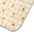 thumbnail image 5 of Sunflower Pattern Dish Drying Mat for Kitchen Use, Foldable Microfiber Counter Pad, Absorbent Rack Mat, 16x18 Inch, 5 of 7