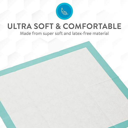 Inspire Extra Large Super Absorbent Bed Pads for Incontinence Disposable Underpad 36 x 36 Inches, Ultra Thick and Absorbent Chux Puppy Pads