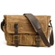 thumbnail image 2 of Bolso de mensajero de estilo inglés para hombre, mochila escolar de lona Retro, maletín para adolescentes, bolsos para ordenador portátil, bolso cruzado de hombro impermeable Fivean unisex, 2 of 2