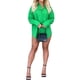 thumbnail image 3 of VISgogo Mujer Tops Pantalones Traje, Manga Larga Solapa Cuello Color Sólido Blusa Cintura Alta Pantalones Cortos 2 Piezas Traje VISgogo  moda, 3 of 5