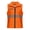 Orange, variant on Snorda Safety Vests for Women, High Visibility Reflective Zip-Up Turn-Down Collar Vests for Work, Cycling, Running, Surveying and Volunteer Activities