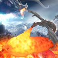 thumbnail image 2 of Lámparas de dragón de fuego, luz de luna de volcán impresa en 3D, luz de noche para acompañar el sueño de los niños para el dormitorio, la oficina, la lámpara de escritorio, regalos para niñ, 2 of 4