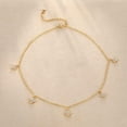 thumbnail image 6 of CFIOZYOS Diamond Pendant Necklace for Women， Dainty Gold Layered Necklaces 14k Gold Plated Stacked Cuban  Choker Necklaces Aesthetic Simple Gold Necklace Jewelry Gifts for Women, 6 of 11