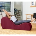 thumbnail image 5 of Avana Yoga Chaise Lounge Chair, Red, 5 of 6