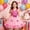 c-329Pink109, variant on Child Girls Performance Animal Print Tutu Dresses Stage Show Outfit Sets Soft Short Sleeve Clothes Sets