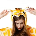 thumbnail image 4 of Lolmot Womens Animal One-Piece Pajamas Cosplay Costumes Homewear Sleepwear Jumpsuit Cute Cartoon Sleepsuit Onesie Pajamas, 4 of 5