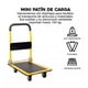 thumbnail image 2 of Carrito Plegable De Carga Plataforma Diablito Patín De Acero amarillo, 2 of 5