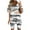 02 White1, variant on Weiqiqre 2 Piece Sets for Women 2 Piece Beach Outfits Printed Short Sleeve Tops Lounge Shorts Casual Tracksuit Set