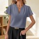 thumbnail image 2 of Camisetas de Mujer Suelto Ajuste Cuello Casual Lindo Impreso Suelto Blusa de Verano de las Señoras Superior, Tops de Verano de las Mujeres Suelto Ajuste, 2 of 6