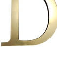 thumbnail image 3 of Arte Pared Alphabet Gold Letters English Pegatinas Mirror Acrílico 3D+Eva (D), 3 of 9