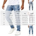 thumbnail image 3 of Frnrwgo Men's Motorcycle Denim Jeans Slim Fit Stretch Breathable Tear Resistant Fashion Zipper Button Pockets Casual Outdoor Pants, 3 of 5
