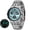 Blue #1, variant on BERNY Quartz Watch for Men, Sport Military Wristwatch with Multi-Function Sub-Dials, Stainless Steel Band, 3ATM Waterproof, Business Men's Chronograph Watch, Blue