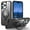Black, variant on Magnetic for iPhone 16 Pro Max Case [Compatible with Mag-safe] with Stand, [Military Grade Drop Protection] Shockproof Translucent Back Slim Protective