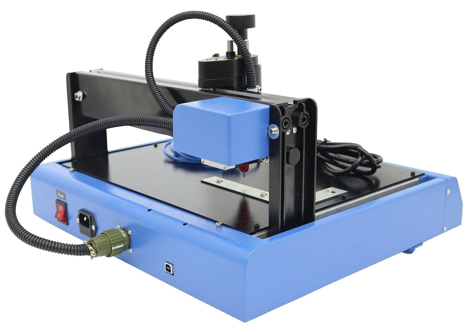 PreAsion Electric Metal Marking Machine Dot Peen 200x300mm For Number Letter Label 110V