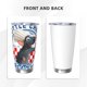 thumbnail image 3 of Vaso Ratatouille de 20 oz, taza de viaje para café con aislamiento al vacío de acero inoxidable, taza de café, taza de viaje con tapa, taza térmica para exteriores, 3 of 8