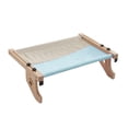 thumbnail image 2 of El resistente asiento de la cama de la hamaca sostiene hasta 44 lb, muebles de salón ajustables, percha para ventana de gato para descansar, dormir, gris azul Gloria Hamaca para gatos, 2 of 9