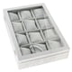 thumbnail image 4 of Relojes Caja de Almacenamiento para Gafas de terre Joyero con Almohadas Caja de Reloj con Gris, 4 of 9