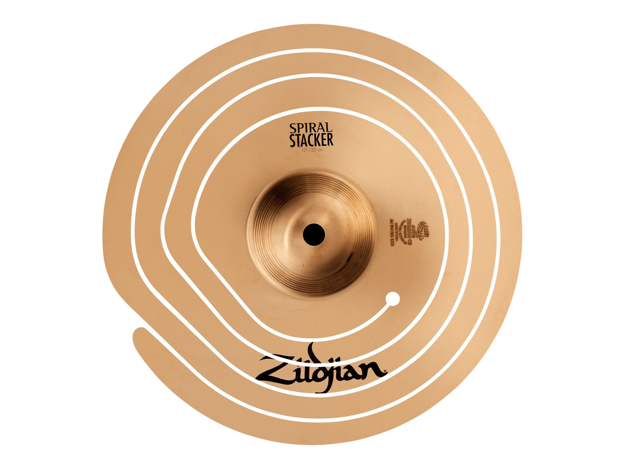 Zildjian FX Spiral Stacker Effects cymbal 10"