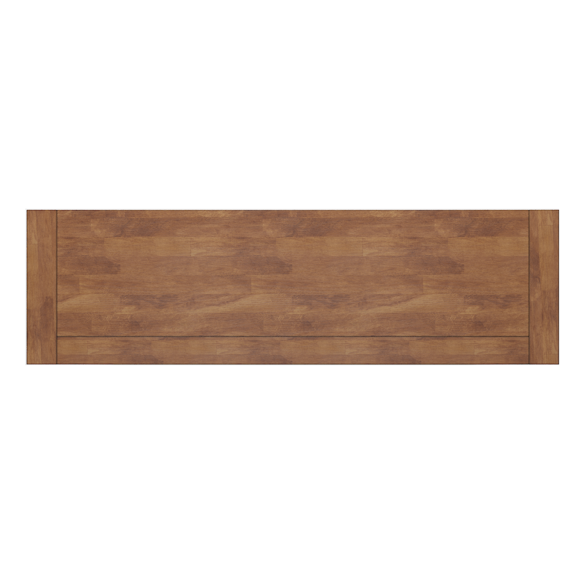 Weston Home Farmhouse Oak Top Kitchen Buffet Server with Wine Rack, Oak