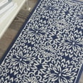 thumbnail image 4 of Nourison Jubilant Geometric Floral Navy/Ivory 2' x 4' Area Rug, (2' x 4'), 4 of 9